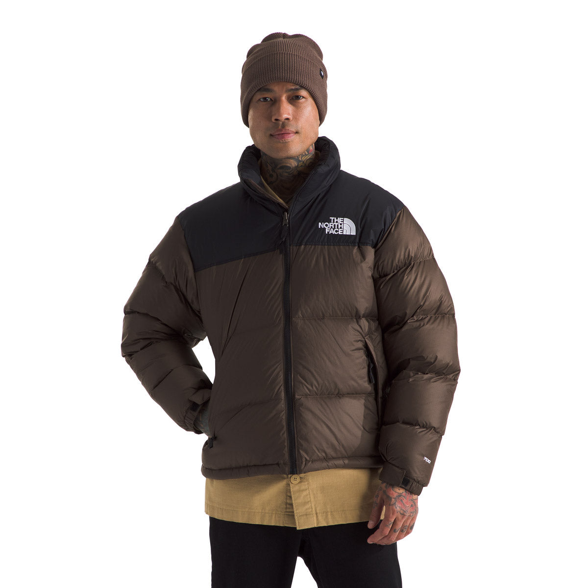 The North Face Men&#39;s 1996 Retro Nuptse Jacket Smokey Brown/TNF Black