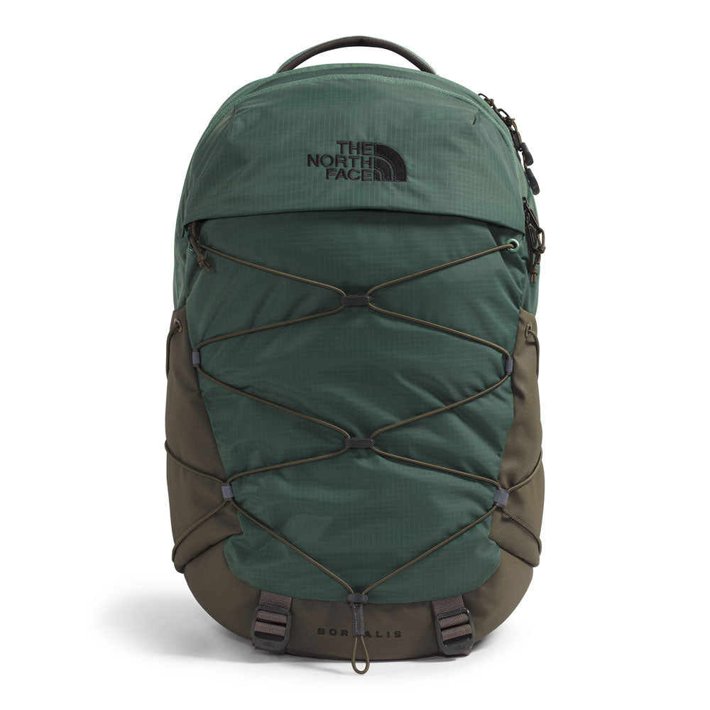 The North Face Borealis Backpack: Duck Green/New Taupe Green The North Face Borealis Backpack: Duck Green/New Taupe Green