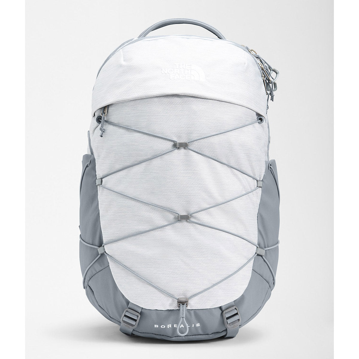 north face gray backpack The North Face Women's Borealis Backpack TNF White Metallic Mélange/Mid Grey