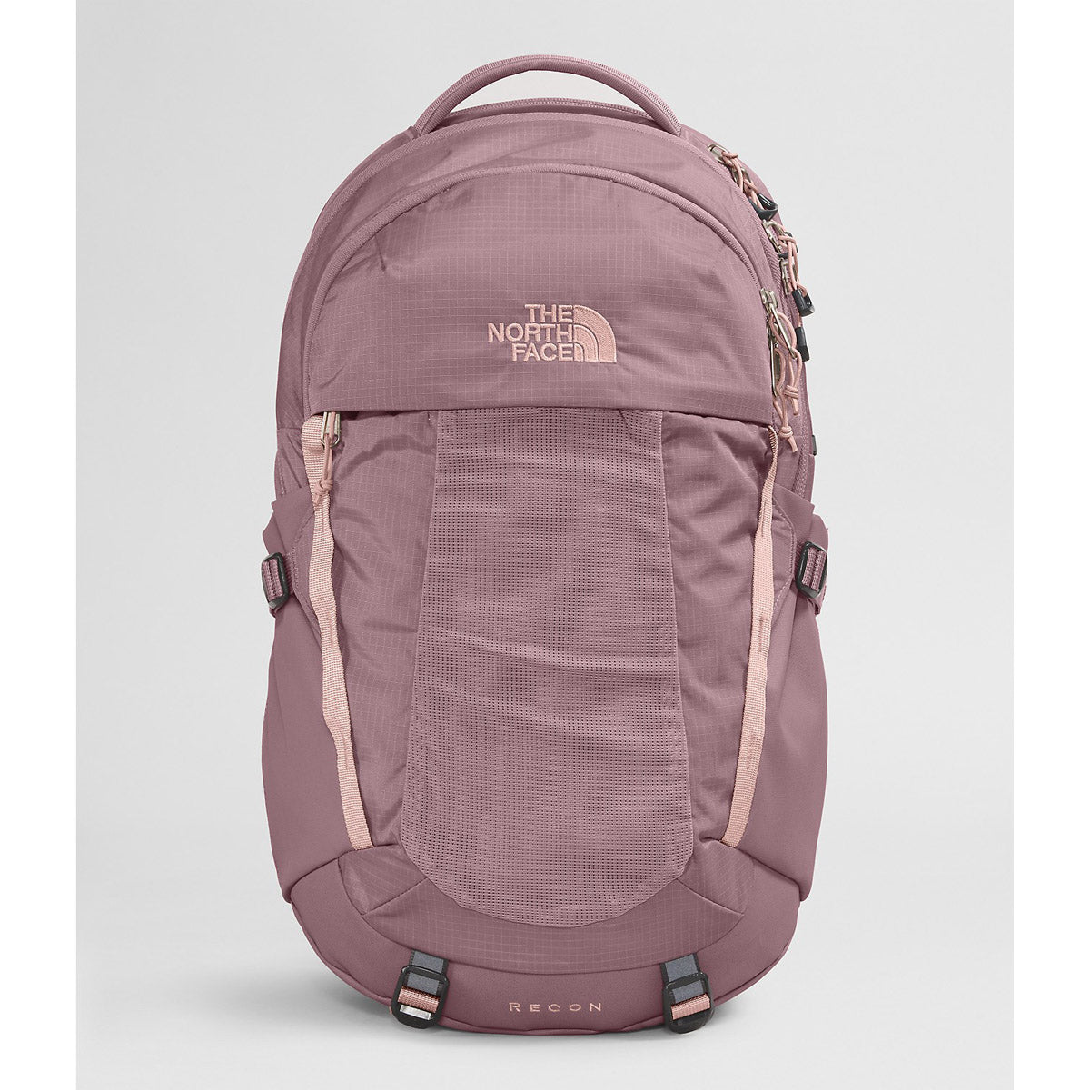 The North Face Women's Recon Backpack: White Metallic Melange/Mid Grey The North Face Women's Recon Backpack: White Metallic Melange/Mid Grey