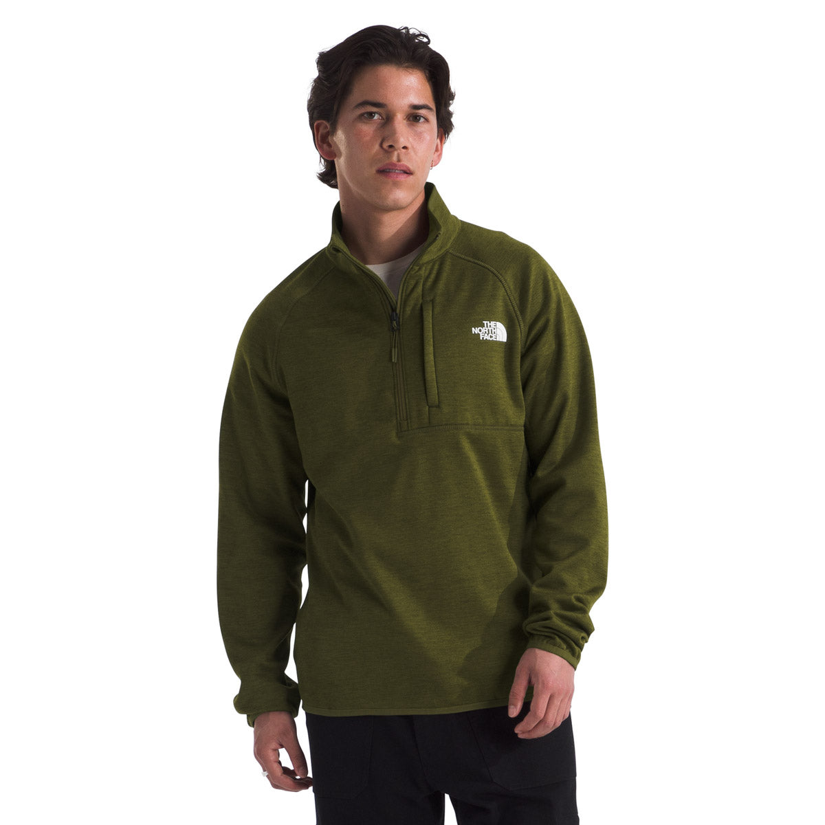 The North Face Men&#39;s Canyonlands ½ Zip Forest Olive Heather