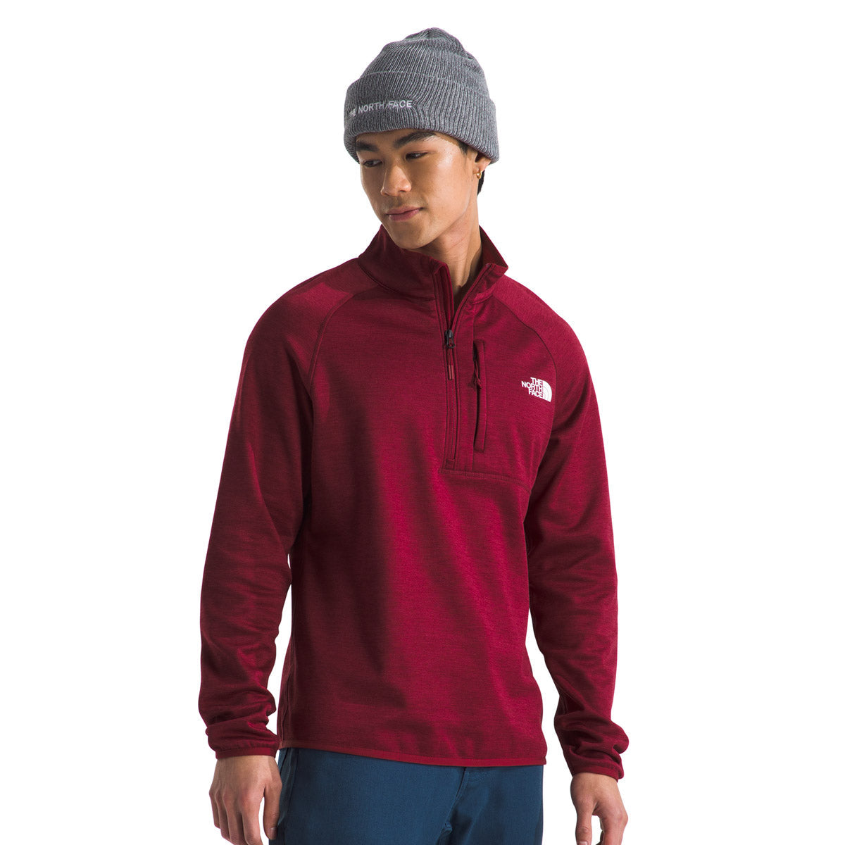 The North Face Men&#39;s Canyonlands ½ Zip Beetroot Heather