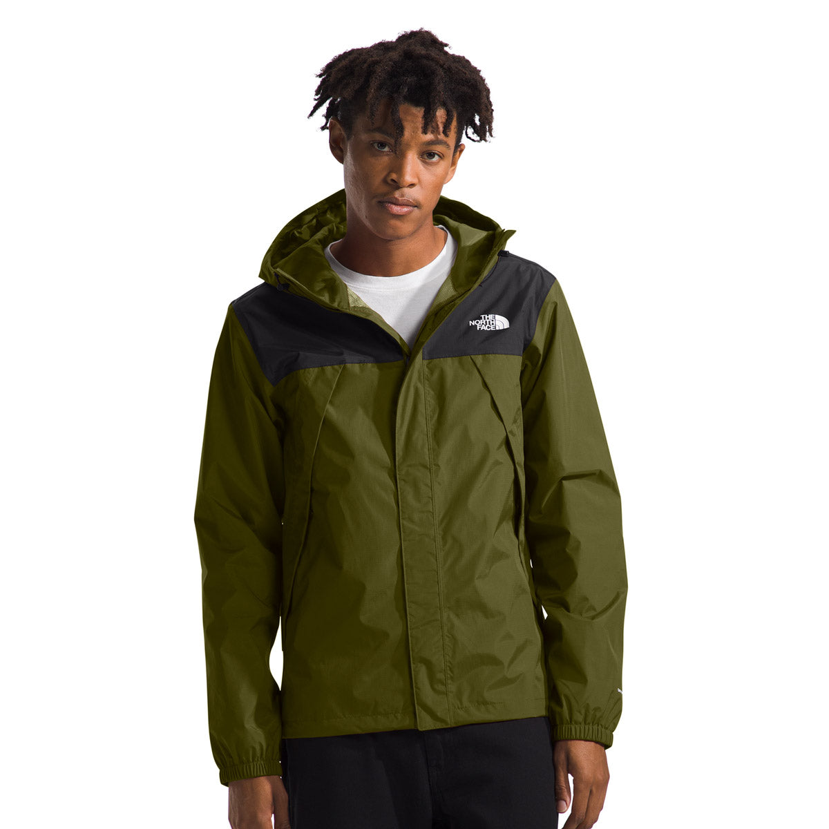 The North Face Men&#39;s Antora Jacket Forest Olive/TNF Black-NPF