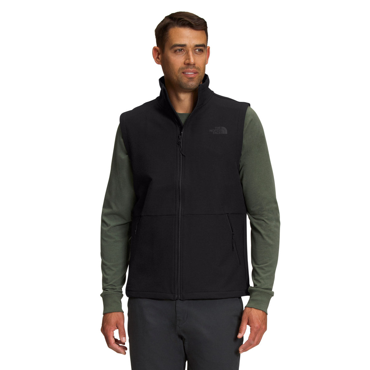 The North Face Men&#39;s Camden Soft Shell Vest TNF Black Heather