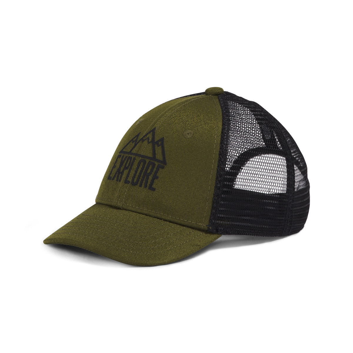 The North Face Kids&#39; Mudder Trucker Forest Olive/Embroidered Graphic