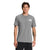 The North Face Men's S/S Box NSE Tee TNF Medium Grey Heather/TNF Black