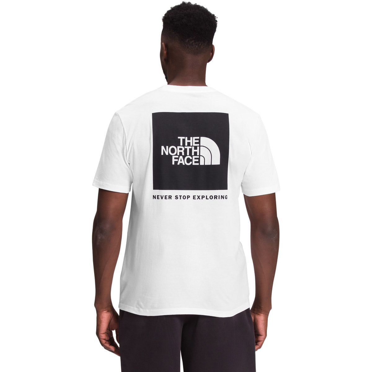 The North Face Men&#39;s S/S Box NSE Tee TNF White/TNF Black