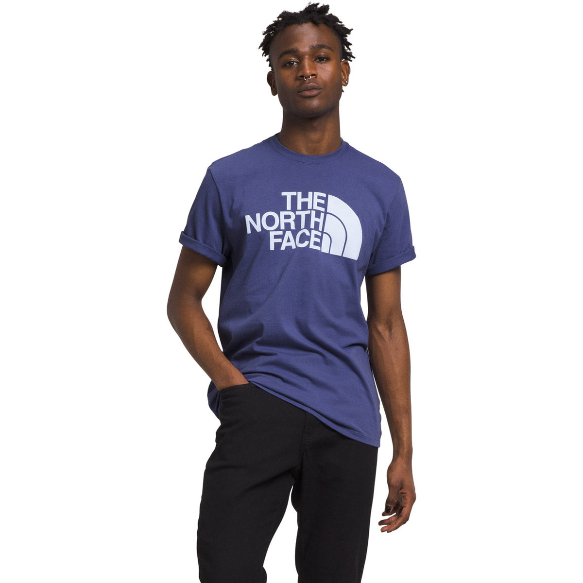 The North Face Men's S/S Half Dome Tee Cave Blue/Cave Blue