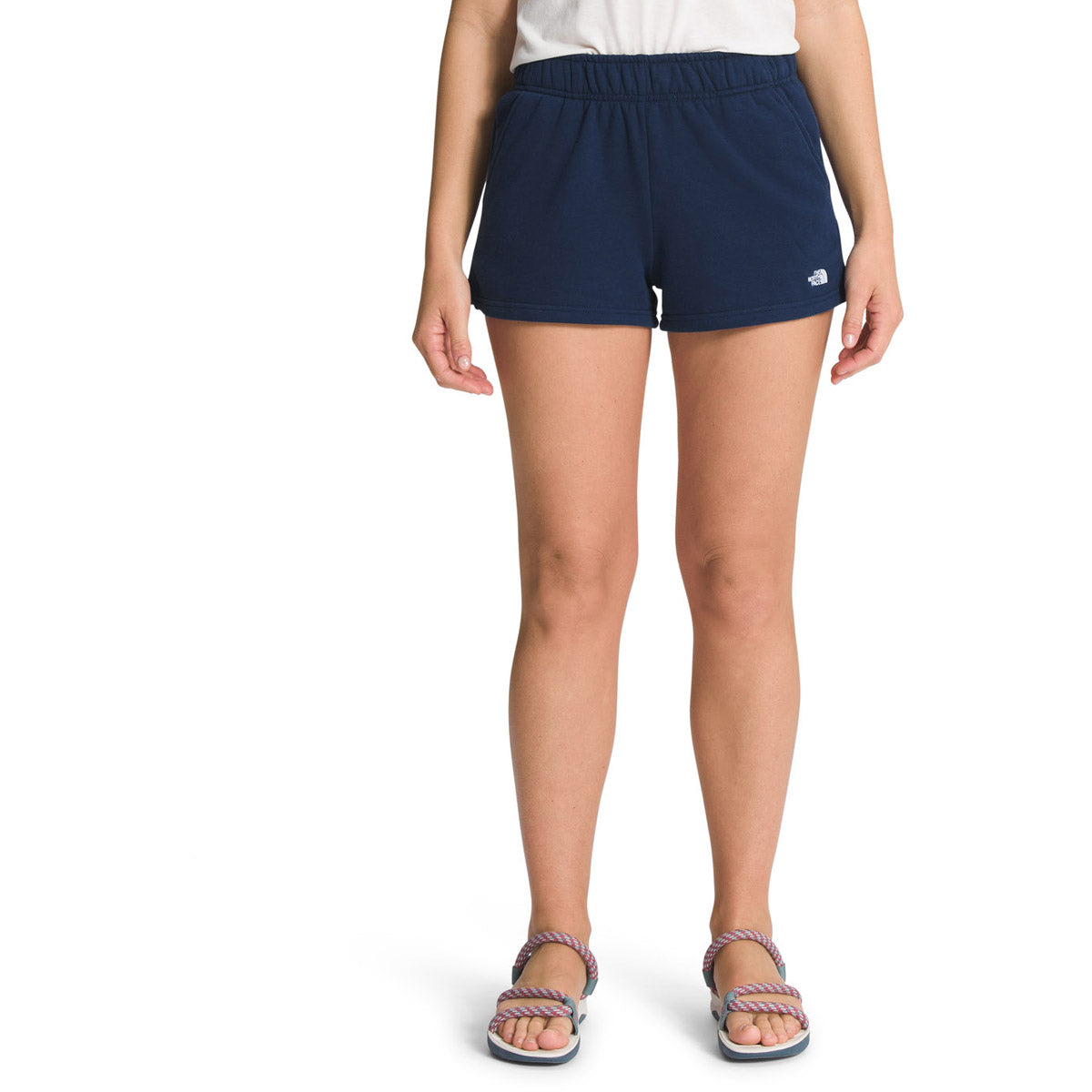 The North Face Women&#39;s Half Dome Fleece Short ummit Navy/TNF White / S