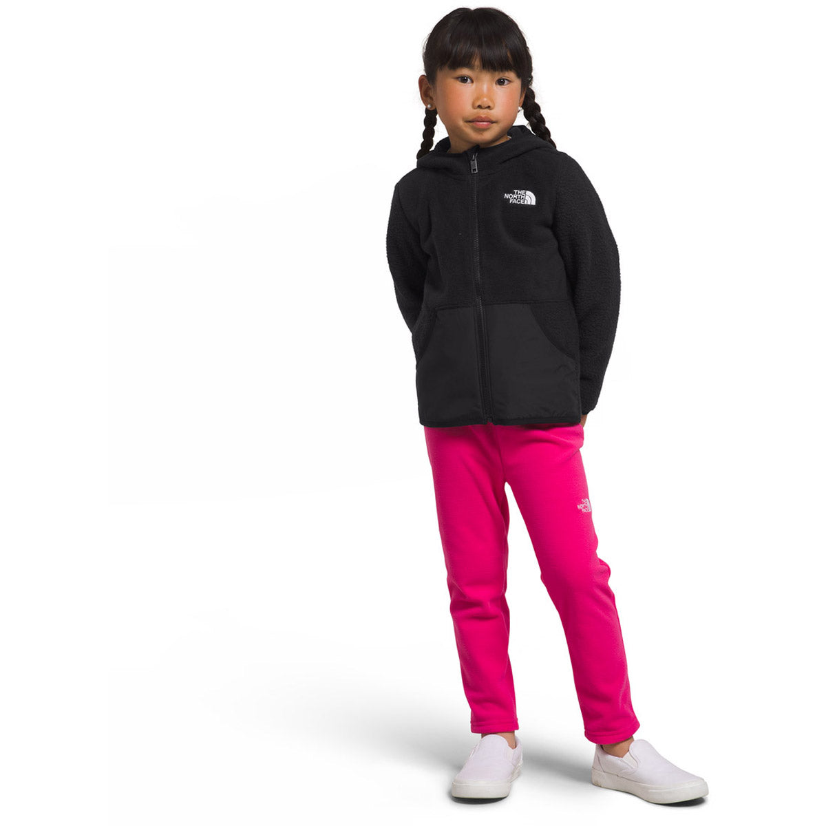 The North Face Kids&#39; Forrest Fleece Full Zip Hoodie TNF Black