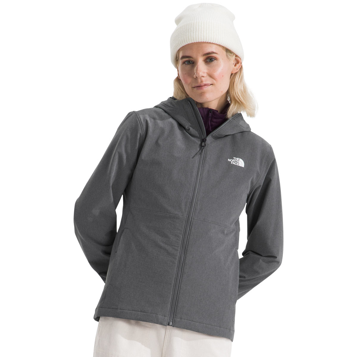 The North Face Women&#39;s Shelbe Raschel Hoodie Smoked Pearl Heather