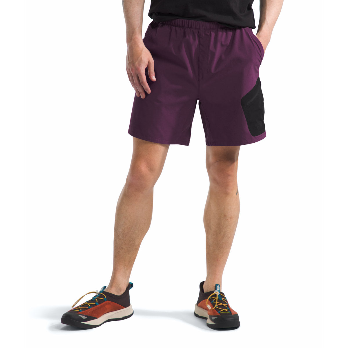 The North Face M Lightstride Short - Reg Black Currant Purple/TNF Black