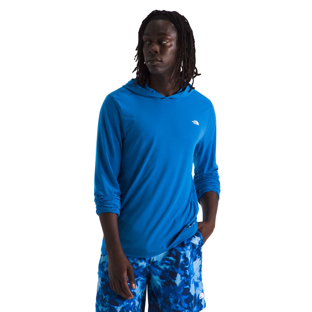 The North Face Mens Adventure Sun Hoodie Hero Blue