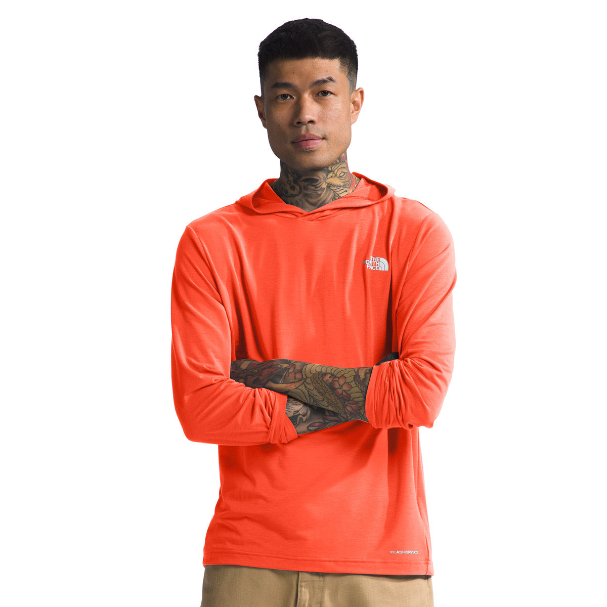 The North Face M Adventure Sun Hoodie Vivid Flame