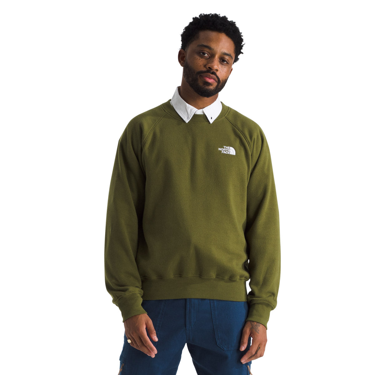 The North Face Men's Evolution Crew Forest Olive