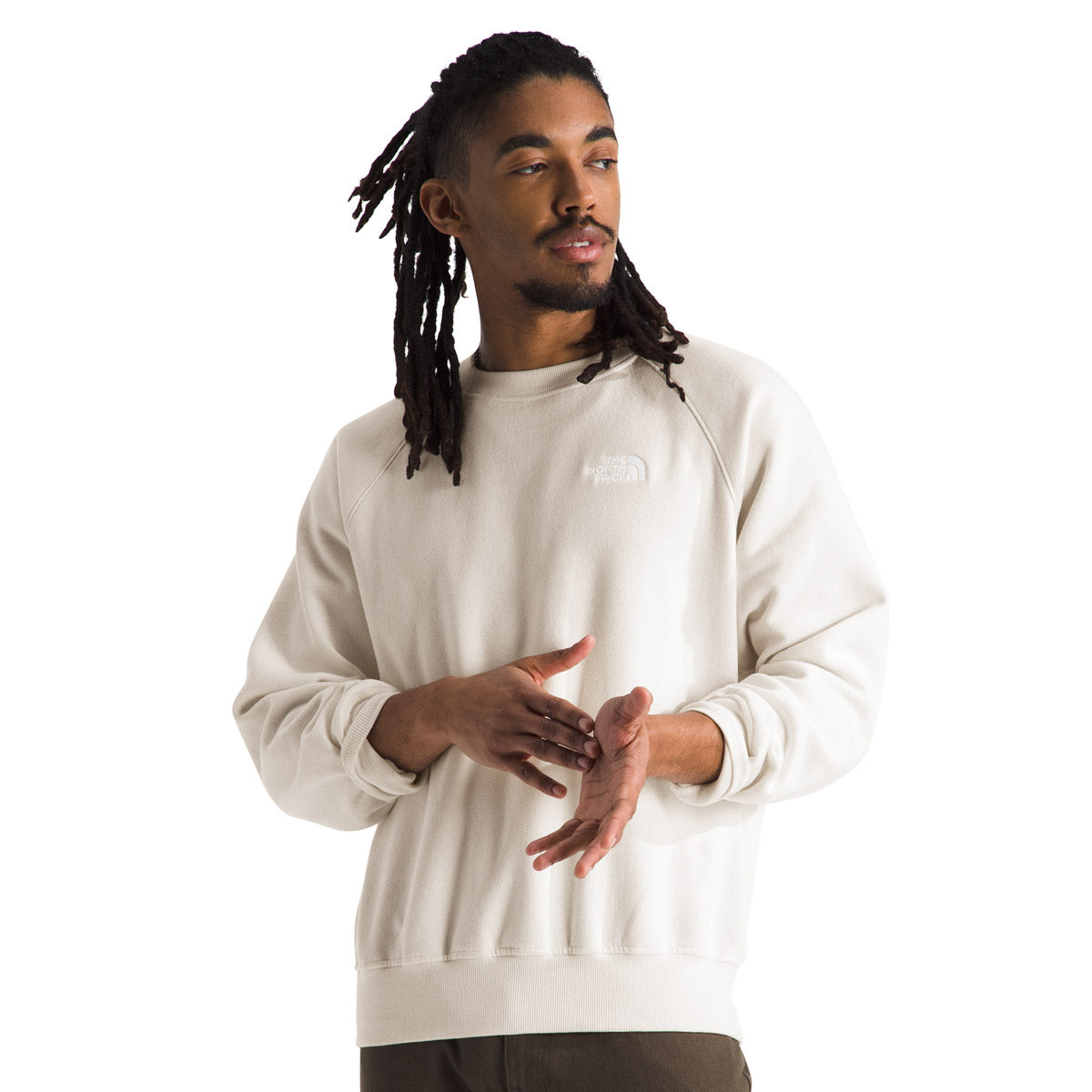 The North Face Men's Evolution Crew White Dune/TNF White