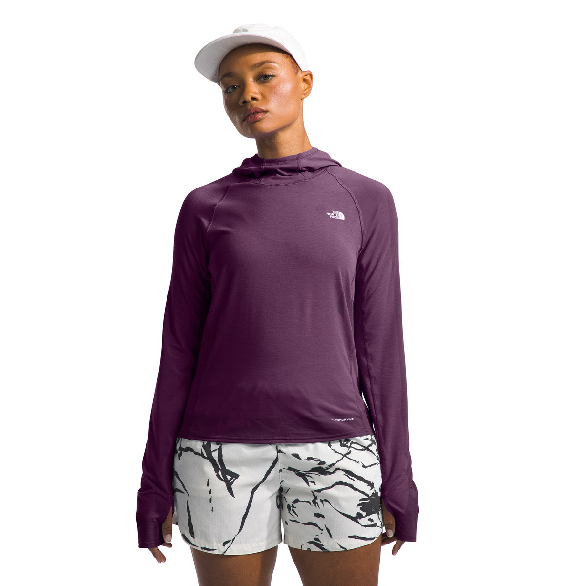 The North Face W Adventure Sun Hoodie Black Currant Purple