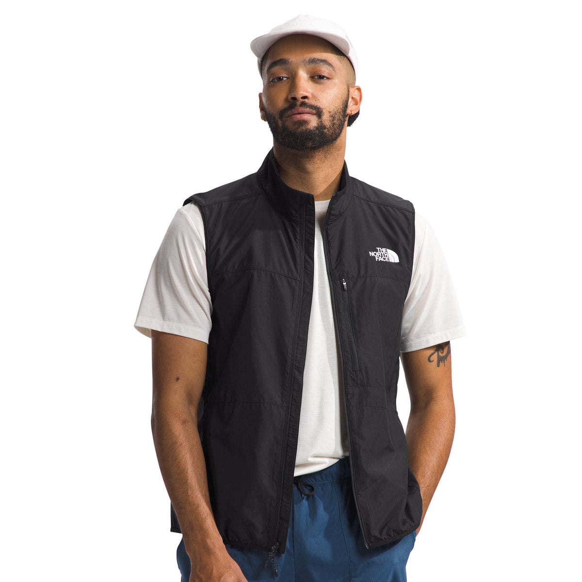 The North Face M Higher Run Wind Vest TNF Black