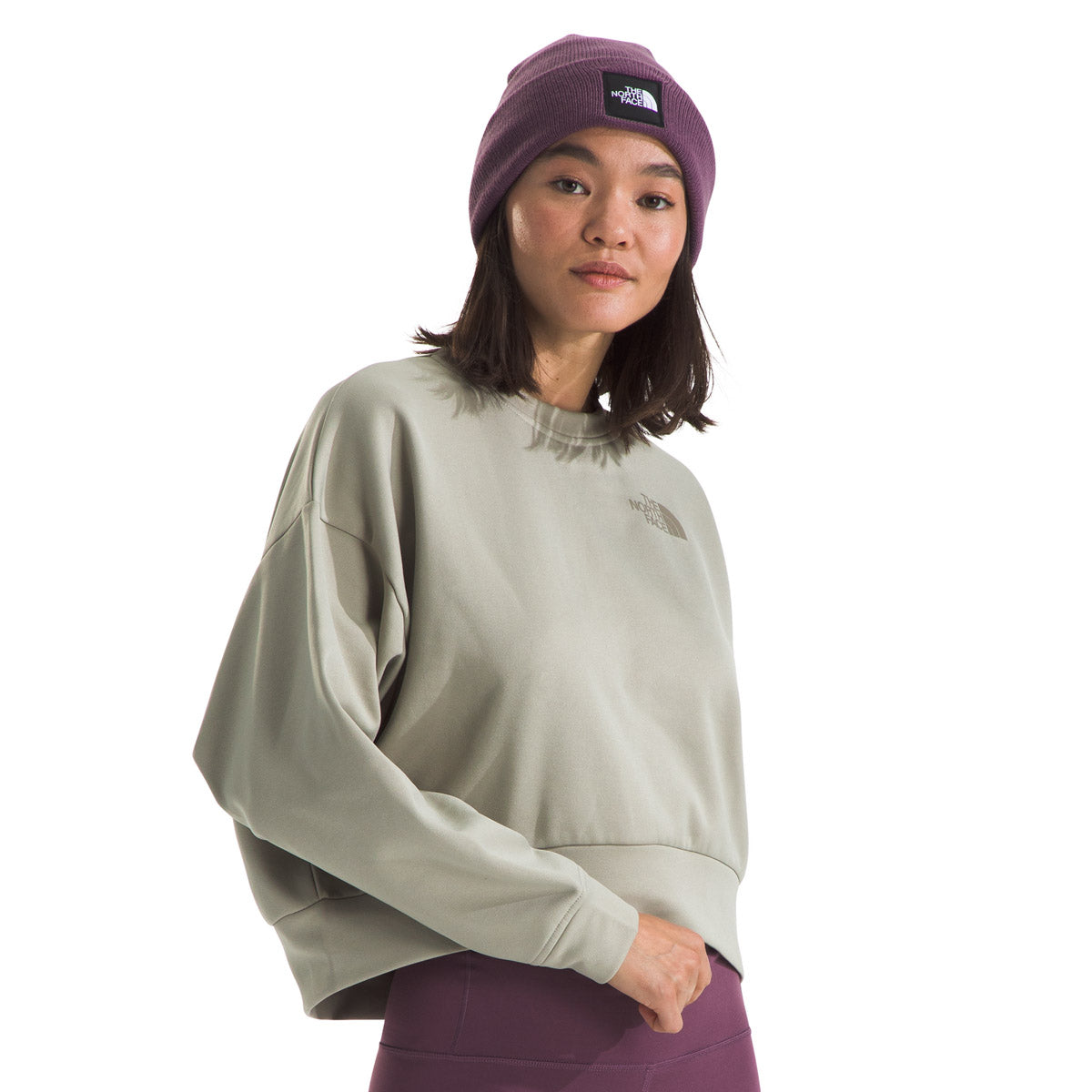 The North Face Women's Horizon Fleece Crew Clay Grey