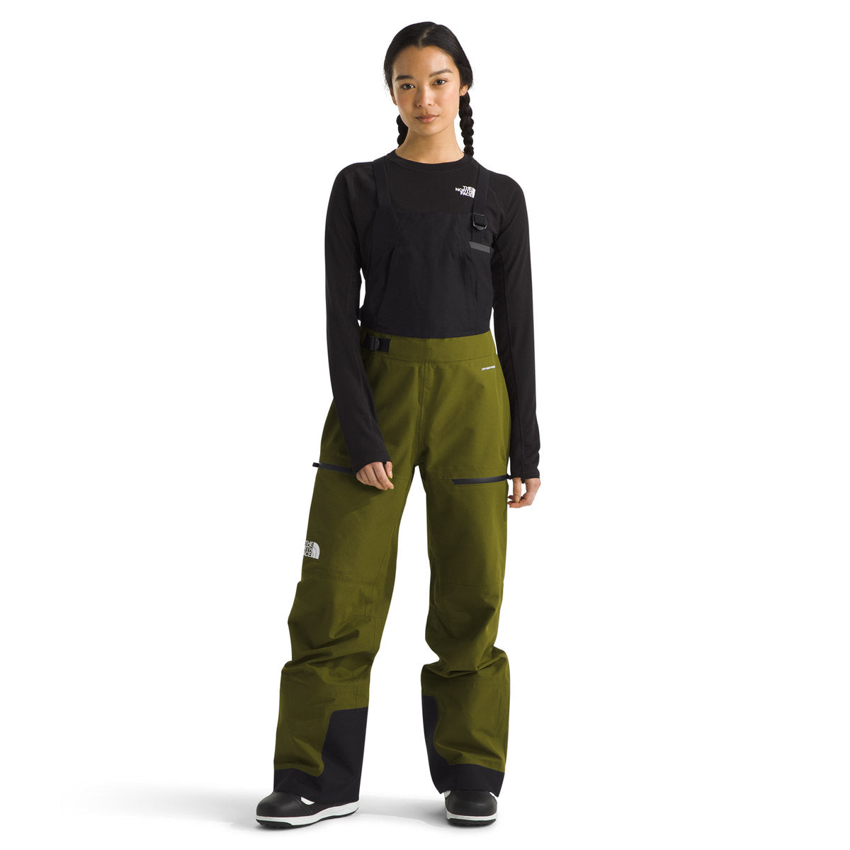 The North Face Women's Ceptor Bib Forest Olive/TNF Black