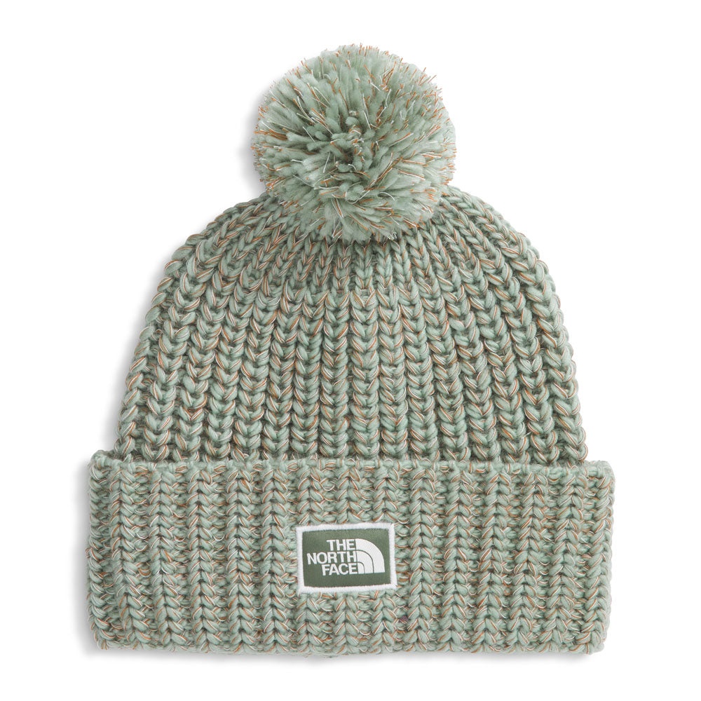 The North Face Cozy Chunky Cabin Beanie Slate Moss/Bark Mist/Burnt Umber/White Dune