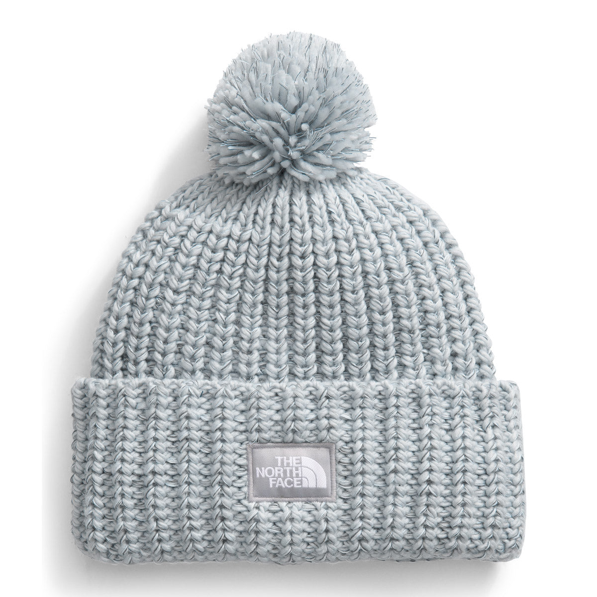 The North Face Cozy Chunky Cabin Beanie High Rise Grey/Smoked Pearl/TNF White