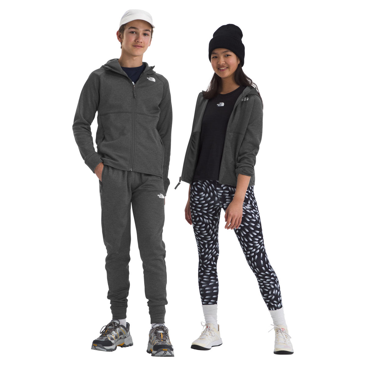 The North Face Teen Canyonlands Full Zip Hoodie TNF Dark Grey Heather