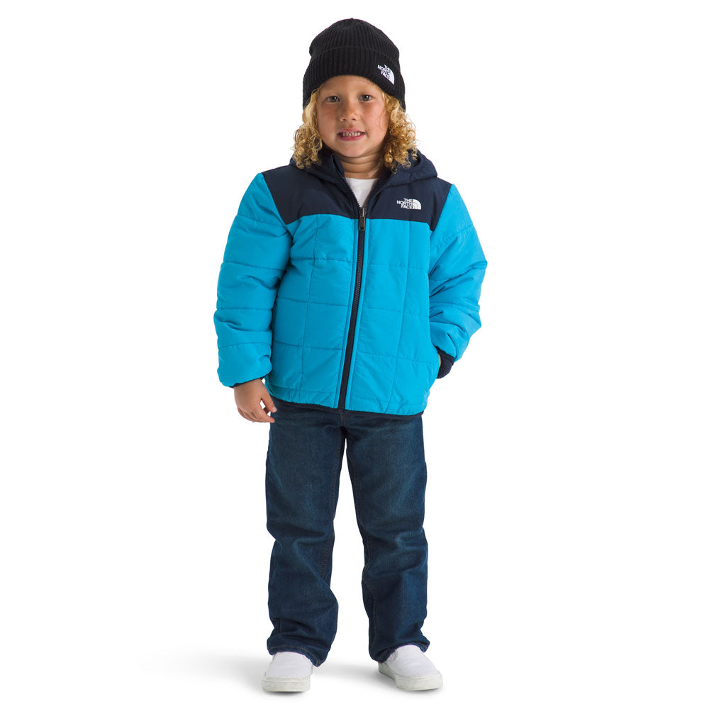 The North Face Kids Boys Reversible Shasta Full Zip Hooded Jacket Meridian Blue/Summit Navy