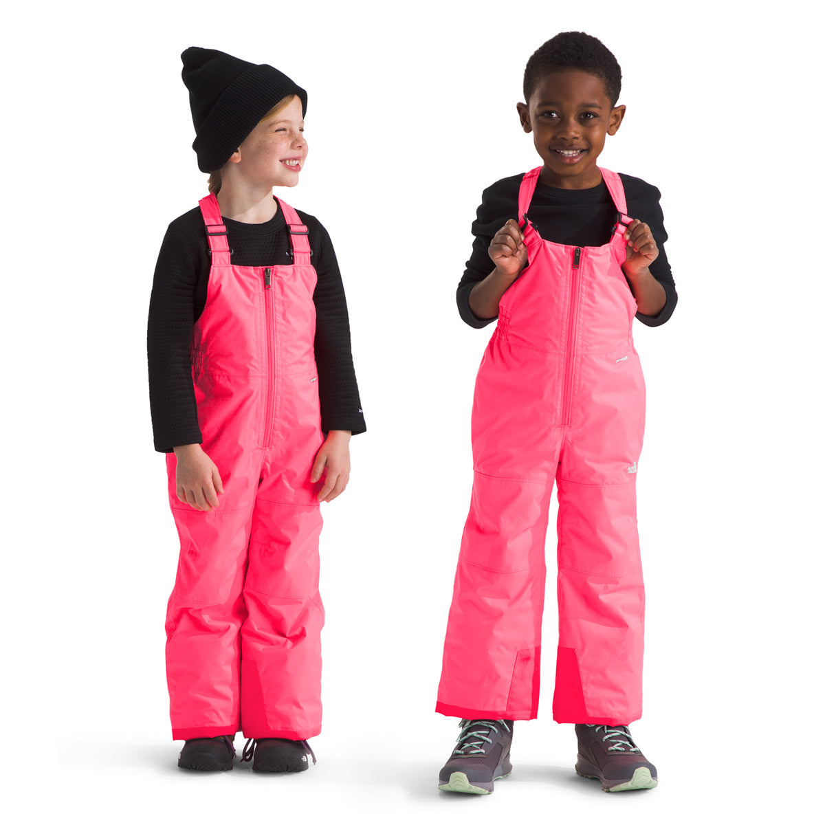 The North Face Kids&#39; Freedom Insulated Bib Radiant Poppy