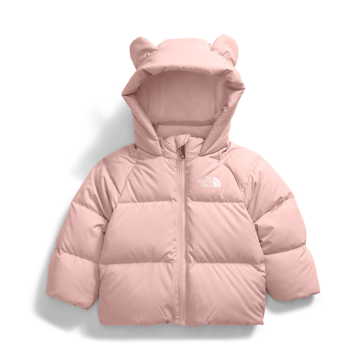 The North Face Baby North Down Fleece-Lined Jacket Pink Moss