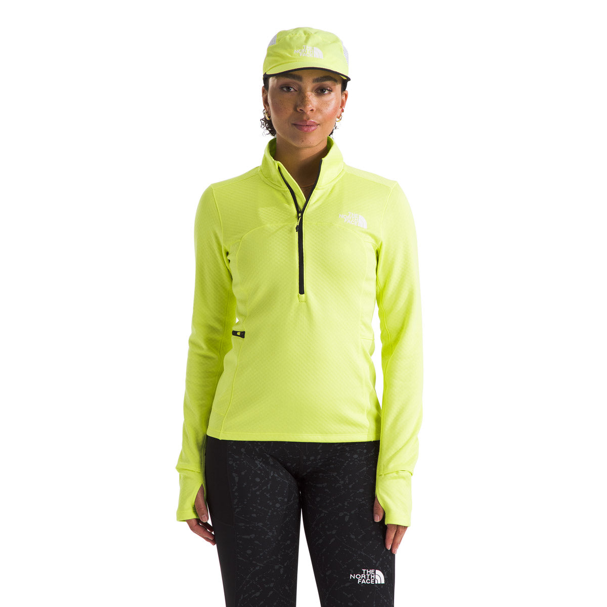 The North Face Women's Winter Warm Pro ¼ Zip Firefly Yellow