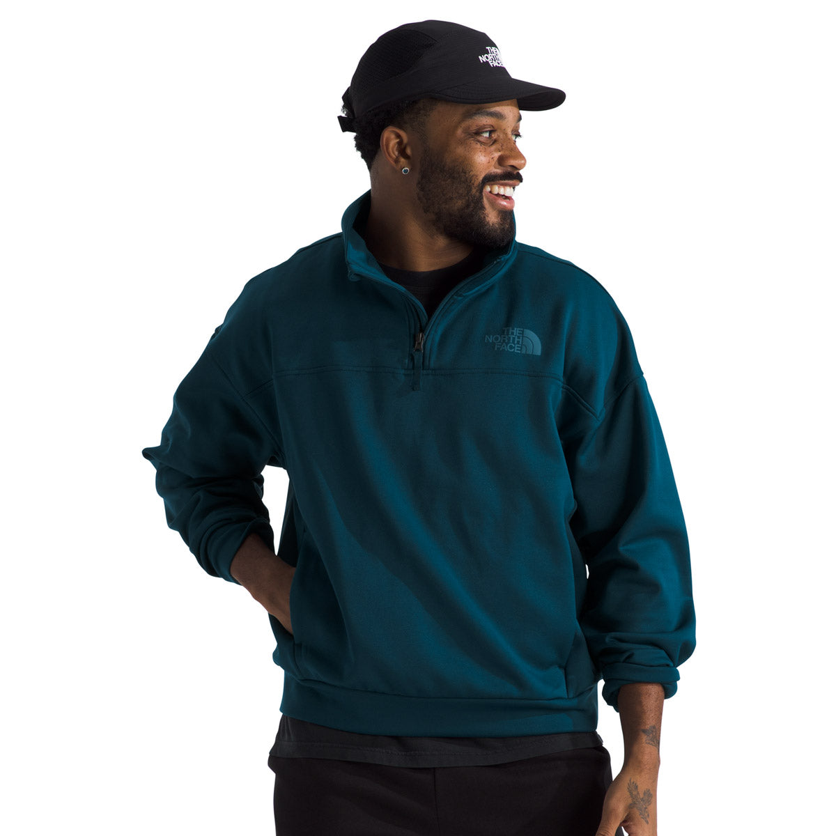 The North Face Men&#39;s Horizon Fleece ¼ Zip idnight Petrol / M