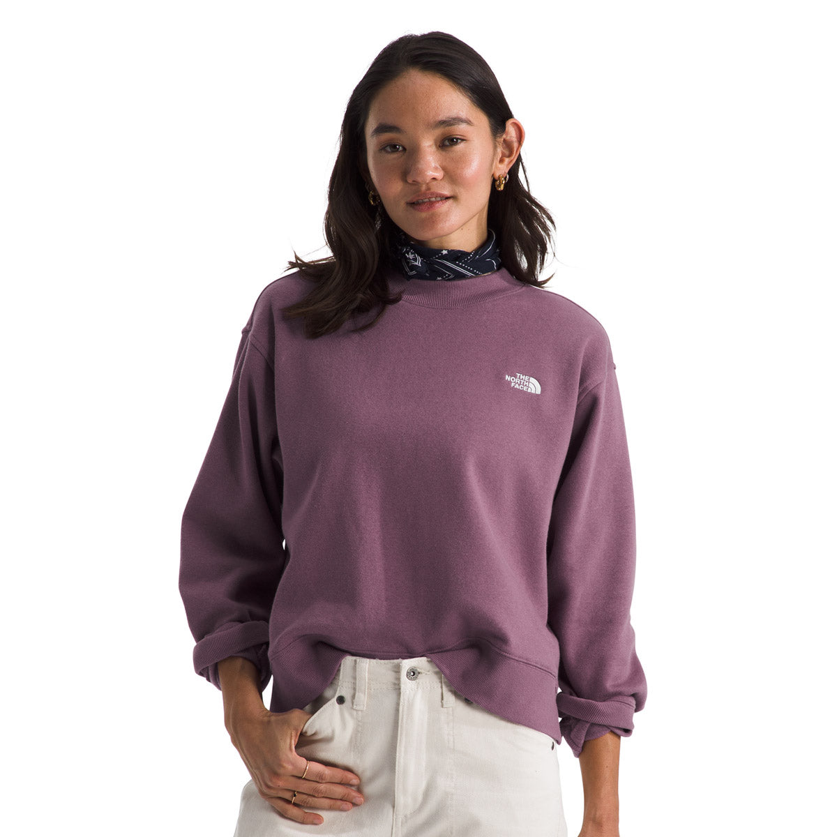 The North Face Women's Evolution Fleece Crew Midnight Mauve
