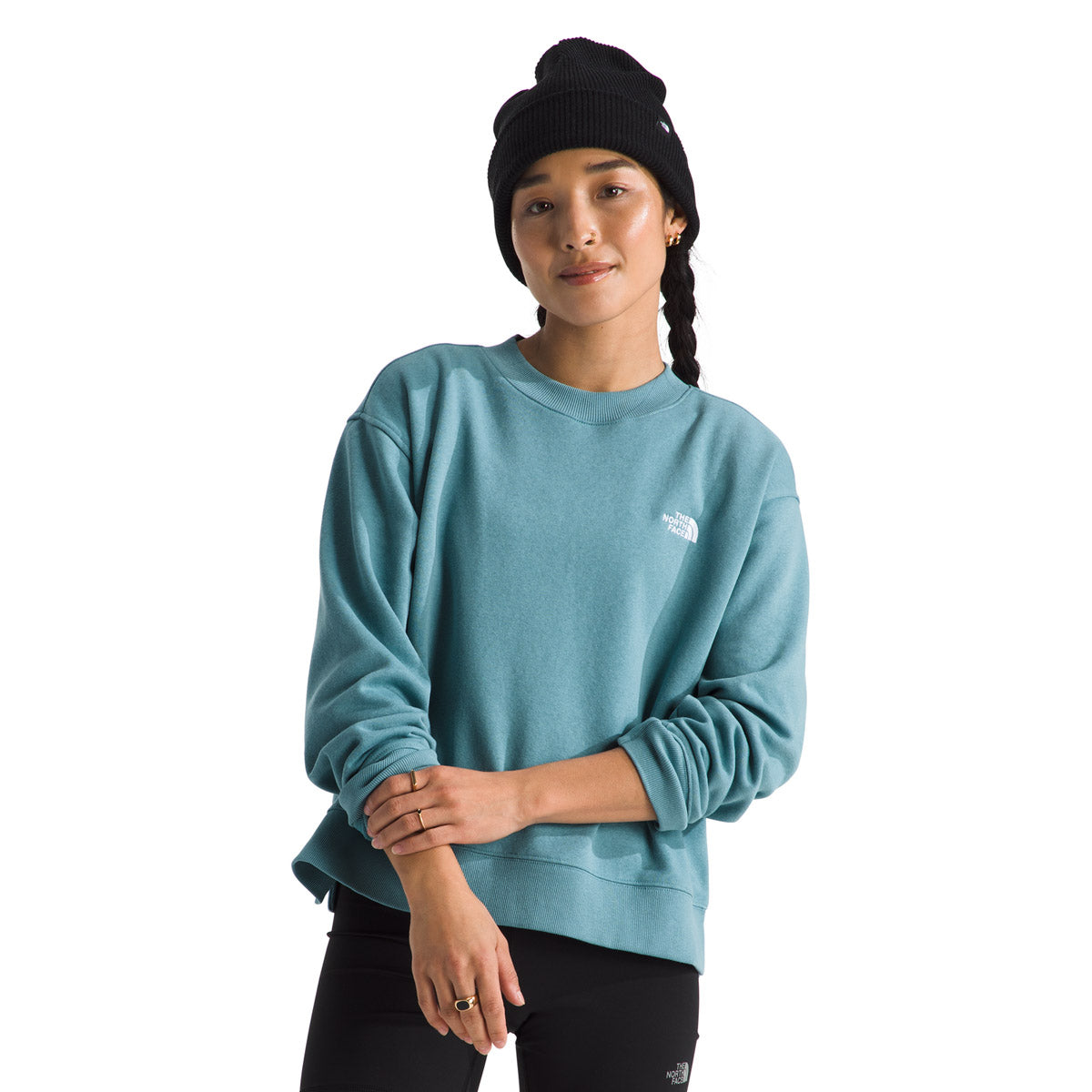 The North Face Women's Evolution Fleece Crew Algae Blue