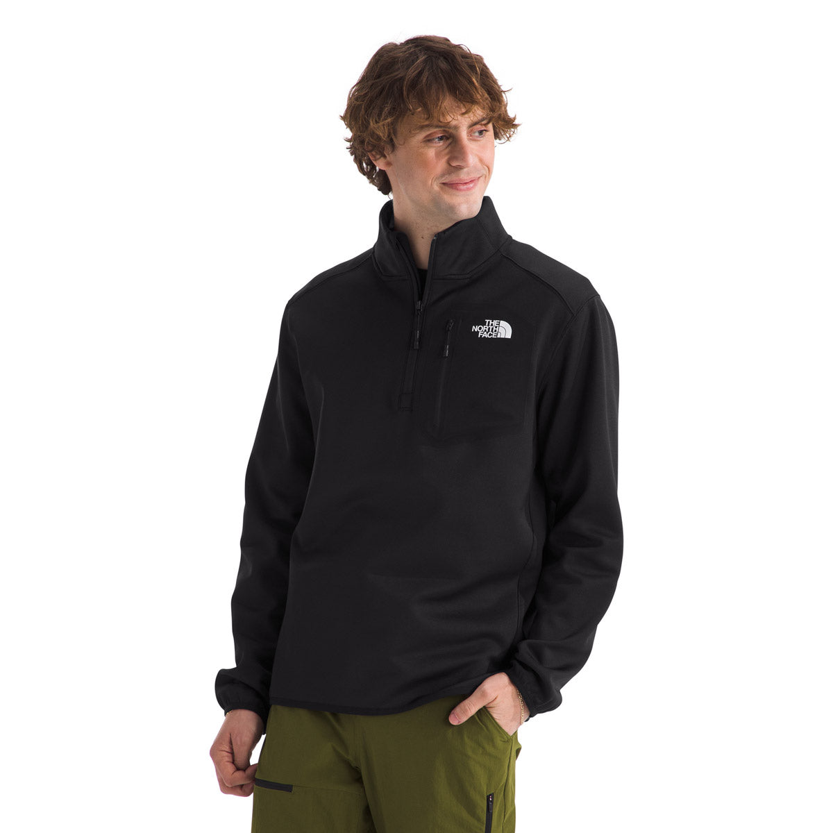 The North Face Men's Crest ¼ Zip TNF Black