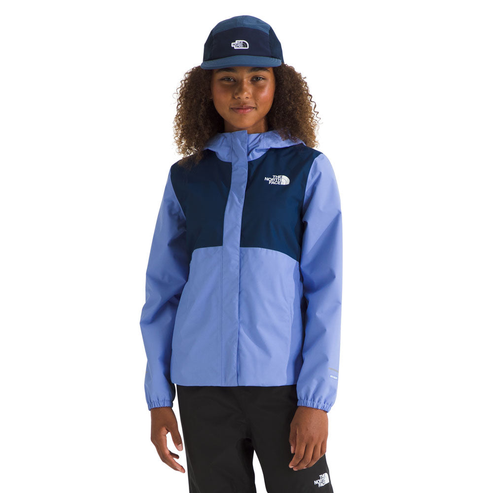The North Face Girls Antora Rain Jacket Virtual Blue