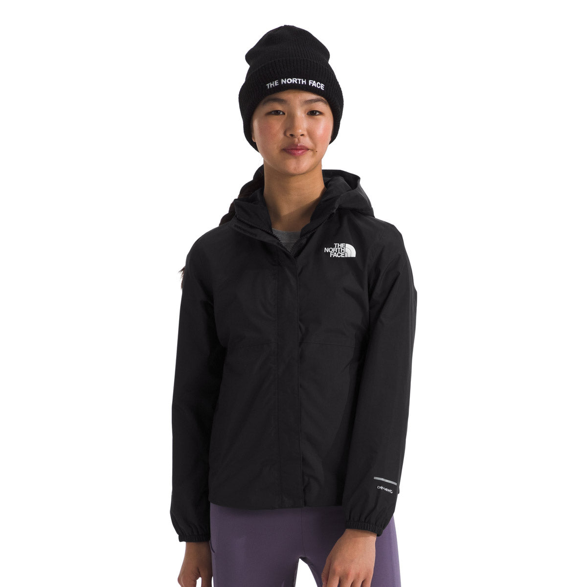 The North Face Girls&#39; Antora Rain Jacket TNF Black