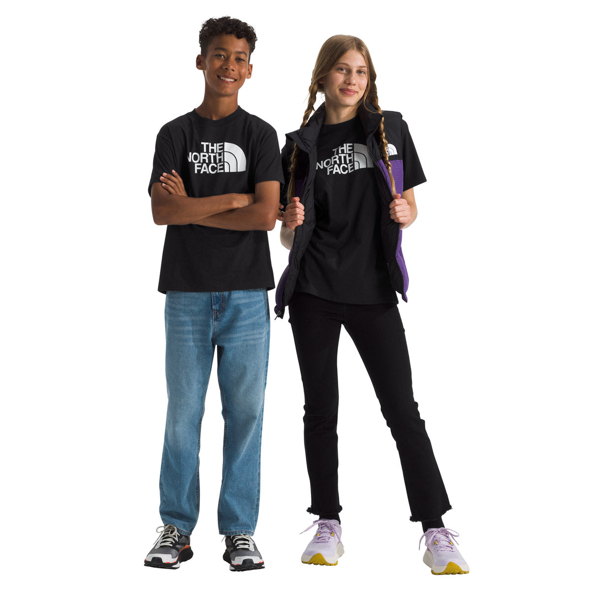 The North Face Teen Half Dome S/S Graphic Tee TNF Black/TNF White