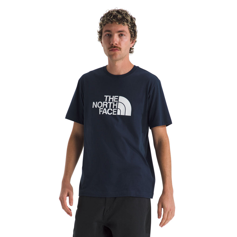 The North Face Mens TNF Core Half Dome Short Sleeve Tee Summit Navy/TNF White