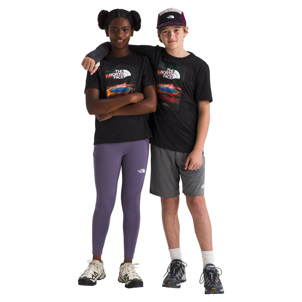 The North Face Teen Landscapes SS Tee - Graphic TNF Black
