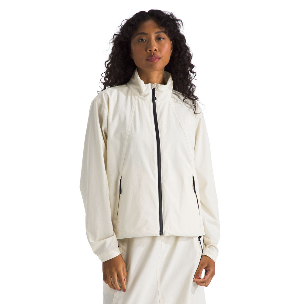 The North Face W North Dome Wind Jacket White Dune
