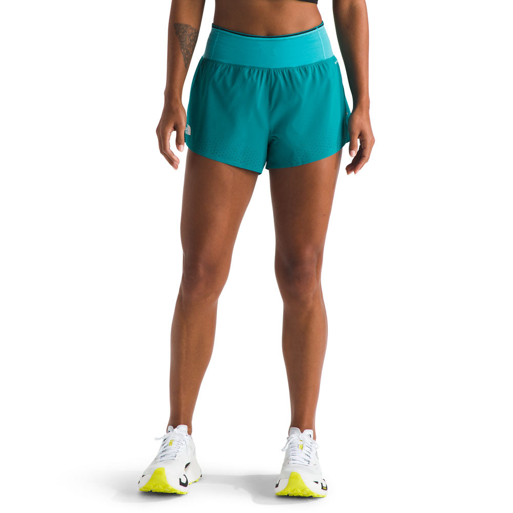 The North Face W Summit Pacesetter 5in Short - Sht Galactic Blue/Deep Teal