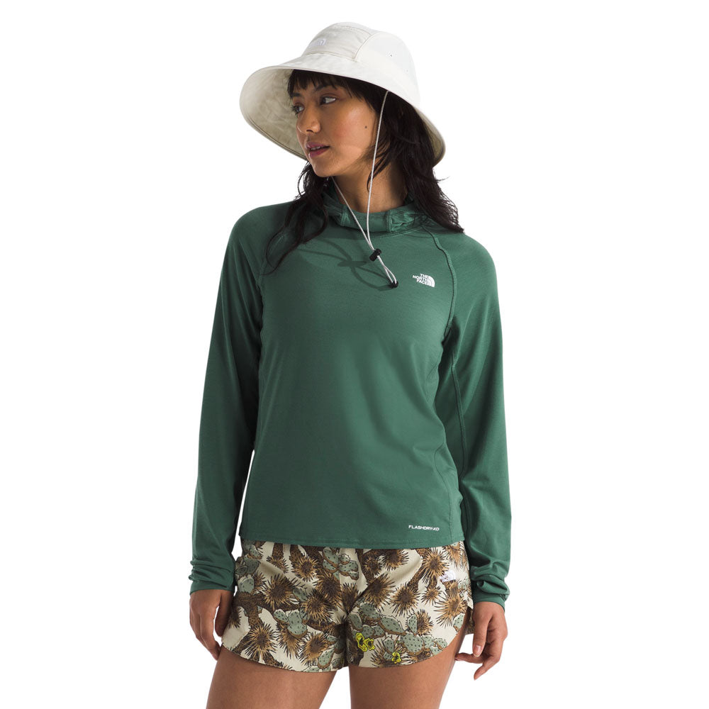 The North Face W Adventure Sun Hoodie SS25 Duck Green