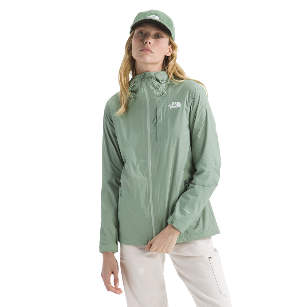 The North Face Womens Alta Vista Rain Jacket Slate Moss