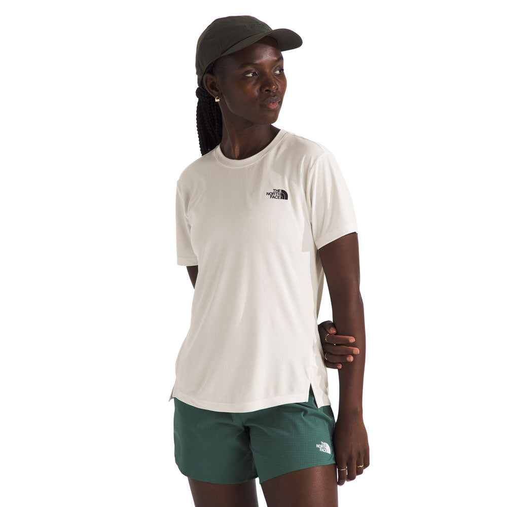 Patagonia W Flex SS Reg Tee White Dune