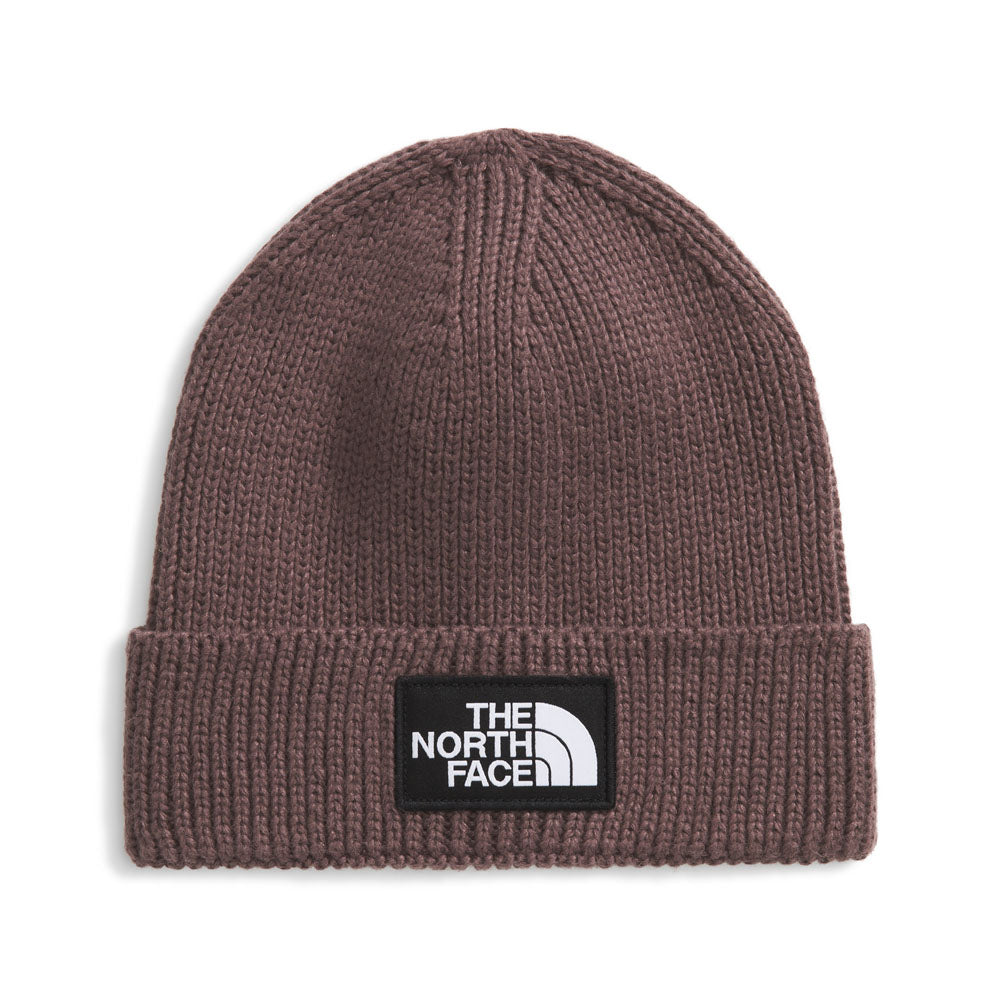 The North Face TNF Logo Box Cuffed Beanie Tawny Quartz