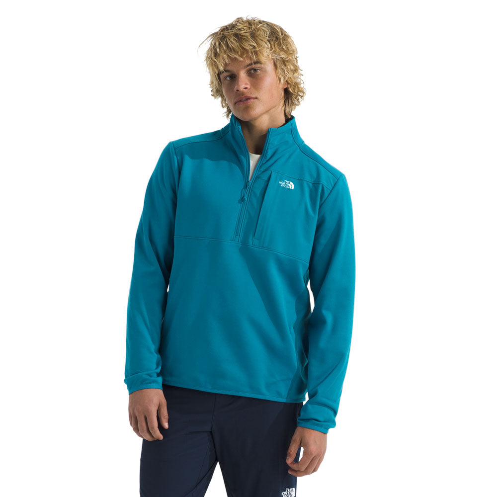 The North Face Mens TNF Performance Fleece 1/4 Zip Dusk Blue