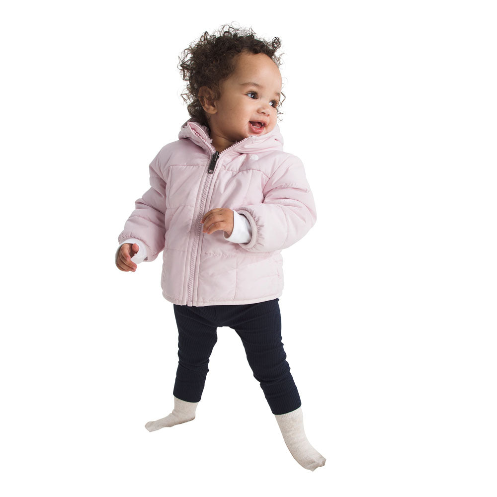 The North Face Baby G Reversible Shasta Full Zip Hooded Jacket Pale Blossom