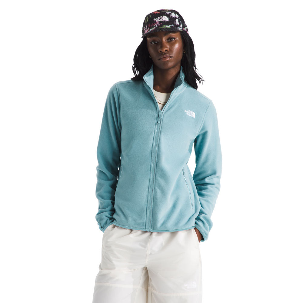 The North Face Womens Glacier Fleece Jacket FW25 Blue Eclipse