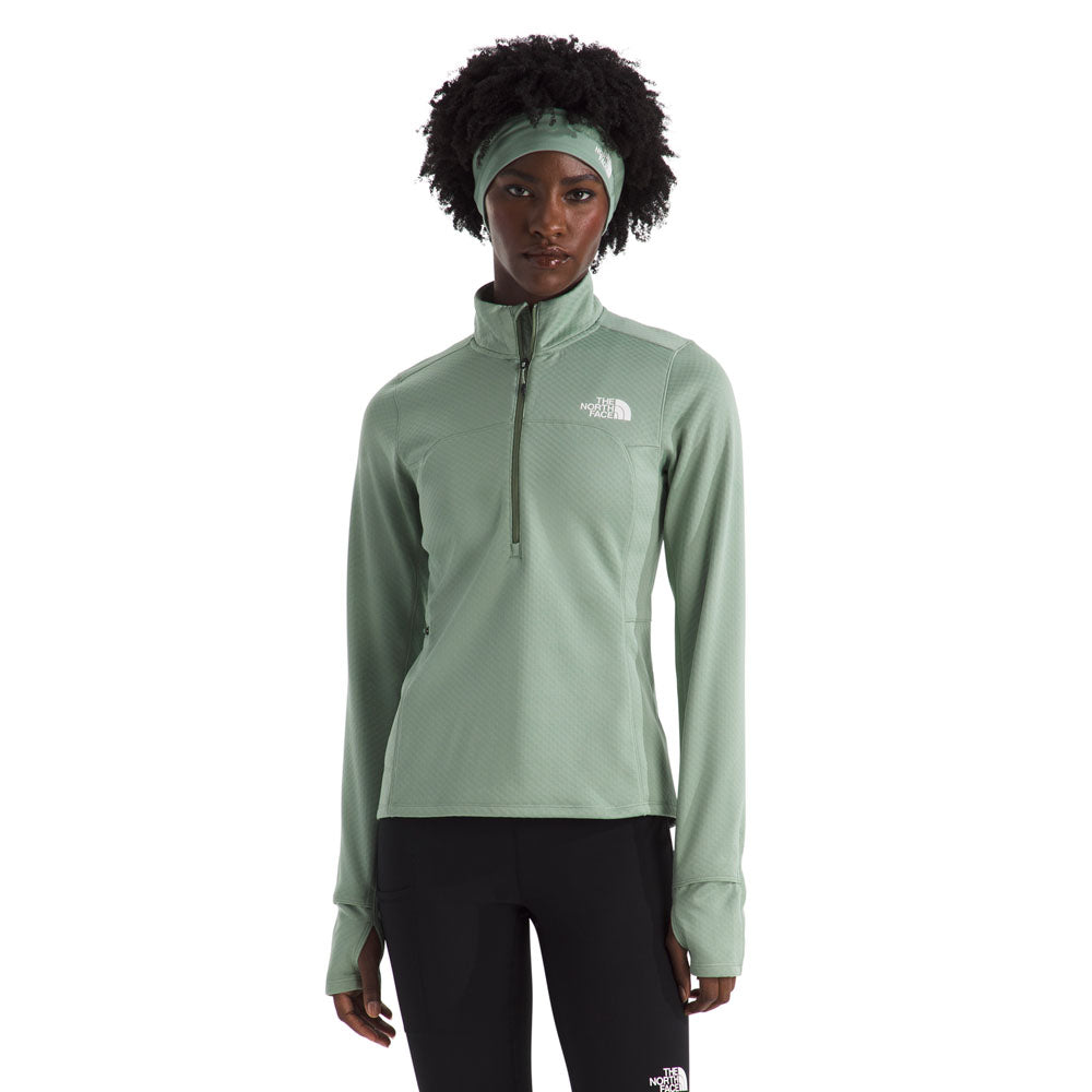 The North Face Womens Winter Warm Pro 1/4 Zip late Moss / S
